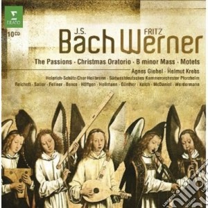 Johann Sebastian Bach - The Passions - Oratorio Natale - Messa - Mottetti (10 Cd) cd musicale di Bach\werner - giebel