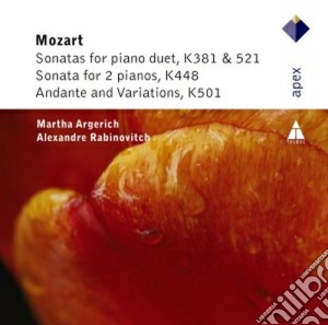 Wolfgang Amadeus Mozart - Sonate Per 2 Pianoforti K 381 - 521 - 448 - 501 cd musicale di Mozart\argerich - ra