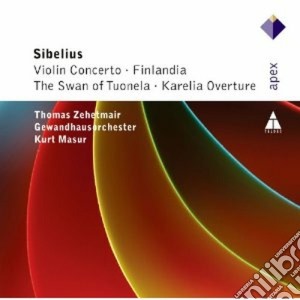 Jean Sibelius - Violin Concerto - Finlandia - Karelia Overtu cd musicale di Sibelius\masur - zeh