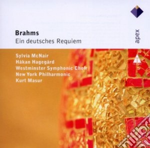 Johannes Brahms - Ein Deutsches Requiem cd musicale di Brahms\masur - mcnai