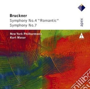 Anton Bruckner - Sinfonie Nn. 4 romantic & 7 (2 Cd) cd musicale di Bruckner\masur
