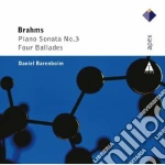 Johannes Brahms - Piano Sonata N. 3 & 4 Ballate cd