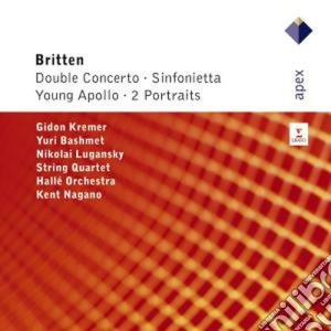 Benjamin Britten - Doppio Concerto - Sinfonietta - Young Apollo cd musicale di Britten\nagano - kre