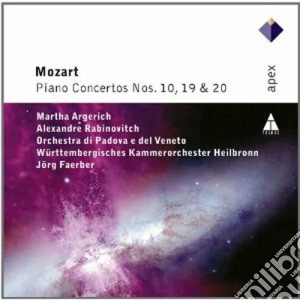 Wolfgang Amadeus Mozart - Piano Concertos Nos. 10, 19 & 20 cd musicale di Mozart\faerber - arg