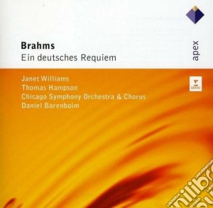 Johannes Brahms - Ein Deutsches Requiem cd musicale di Brahms\barenboim - w