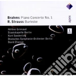 Johannes Brahms / Richard Strauss - Piano Concerto N.1 - Burleske cd