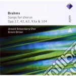 Johannes Brahms - Ortner -Arnold Schonberg Chor - Brani Per Coro Op. 17- 42 - 62 - 93a & 104 cd