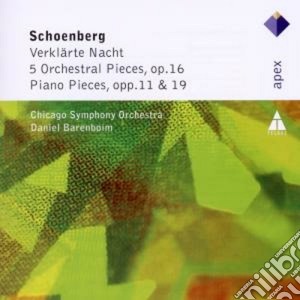 Arnold Schonberg - Verklarte Nacht, 5 Orchestral Pieces Op. 16 cd musicale di Schoenberg\barenboim