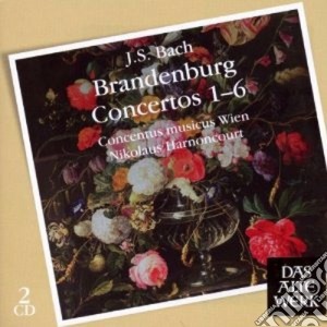 Johann Sebastian Bach - Brandenburg Concertos Nos 1-6 (2 Cd) cd musicale di BACH\HARNONCOURT - C