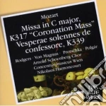 Wolfgang Amadeus Mozart - Messa K317 'incoronazione' - Vespri K399 cd