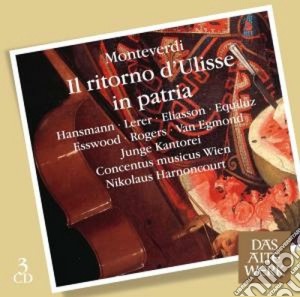 Claudio Monteverdi - Il Ritorno Di Ulisse In Patria (3 Cd) cd musicale di MONTEVERDI\HARNONCOU