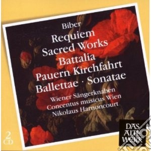 Heinrich Ignaz Franz Biber - Battalia & Sonate - Requiem (2 Cd) cd musicale di BIBER\HARNONCOURT