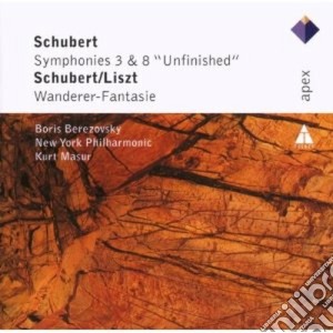 Franz Schubert - Symphony No.3 & 8 - Wanderer Fantasy cd musicale di Schubert\berezosky -