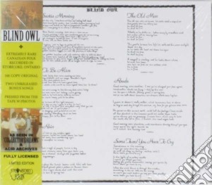 Blind Owl - Blind Owl cd musicale di Owl Blind