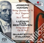 Joseph Haydn / Ludwig Van Beethoven - Quartetti Op.76 N.3 Imperatore E Op.76 N.4 Aurora (Sacd)