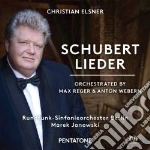 Franz Schubert - Lieder Orchestrati Da Max Reger E Anton Webern (Sacd) cd