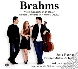 Johannes Brahms - Violin Concerto, Double Concerto cd musicale di Johannes Brahms