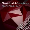 Dmitri Shostakovich - Symphony No. 13 Babi Yar cd