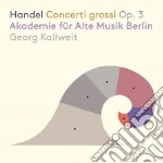 Georg Friedrich Handel - Concerti Grossi, Op. 3 (Sacd) cd