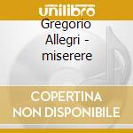 Gregorio Allegri - miserere cd