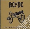 Ac/Dc - For Those About To Rock cd