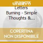 Letters Burning - Simple Thoughts & Tragedy cd