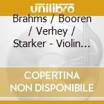 Brahms / Booren / Verhey / Starker - Violin Concertos & Double Concerto cd