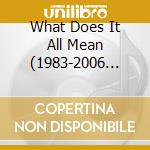 What Does It All Mean (1983-2006 Retrosp cd