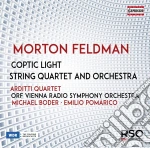 Morton Feldman - Coptic Light, String Quartet And Orchestra cd