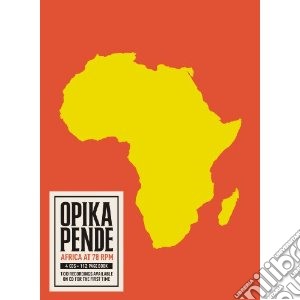 Opika Pende: Africa At 78 Rpm (5 Cd) cd musicale di Artisti Vari