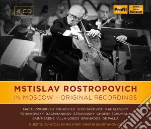 Mstislav Rostropovich - In Moscow (4 Cd) cd musicale di Chopin / Rostropovich / Dedyukhin