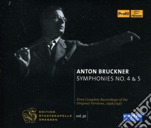 Anton Bruckner - Symphonies No.4, 5 cd musicale di Staatskapelle Dresden/Bohm