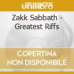 Zakk Sabbath - Greatest Riffs cd