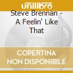 Steve Brennan - A Feelin' Like That cd