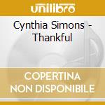 Cynthia Simons - Thankful cd
