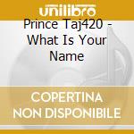Prince Taj420 - What Is Your Name cd musicale di Prince Taj420