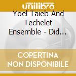 Yoel Taieb And Techelet Ensemble - Did You Look At The Sky Today cd