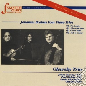 Johannes Brahms - Four Piano Trios cd musicale di Julian Olevsky, Paul Olefsky & Estela Kersenbaum Olevsky