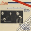 Johannes Brahms - Four Piano Trios cd