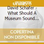 David Schafer - What Should A Museum Sound Like? cd musicale di David Schafer
