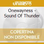 Onewayness - Sound Of Thunder cd musicale di Onewayness