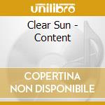 Clear Sun - Content cd musicale