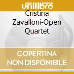 Cristina Zavalloni-Open Quartet cd
