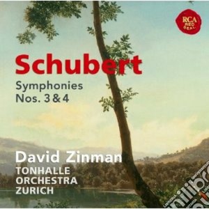 Franz Schubert - Sinfonie N. 3&4 - David Zinman cd musicale di David Zinman