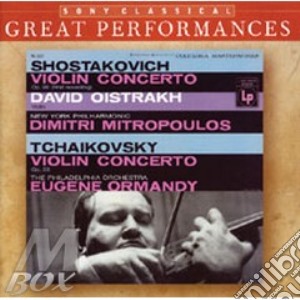 Cd - Oistrakh, David - Shostakovich - Ciaikovsky - Concerti Per cd musicale di David Oistrakh
