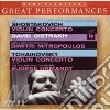 Cd - Oistrakh, David - Shostakovich - Ciaikovsky - Concerti Per cd