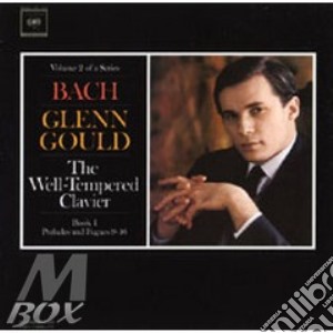 Bach Clavicembalo Ben Temperato Libro 1 cd musicale di Glenn Gould