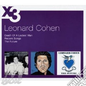 Death Of A Ladies Man/recent Songs/the Future (box 3 Cd) cd musicale di Leonard Cohen