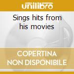 Sings hits from his movies cd