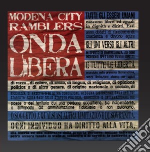 Modena City Ramblers - Onda Libera cd musicale di MODENA CITY RAMBLERS